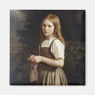 Flickahandarbete, 1854 magnet