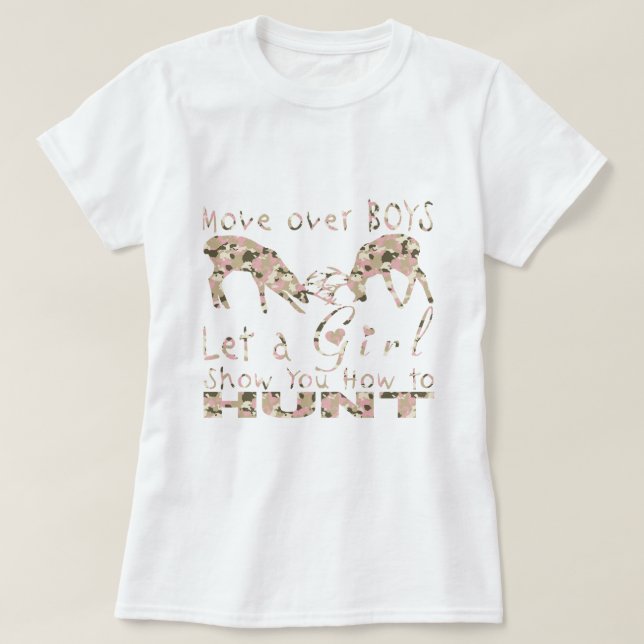 FLICKAHJORTJÄGARE TEE (Design framsida)