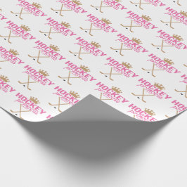 FlickahockeyPrincess Behandla som ett barn Rosa Presentpapper