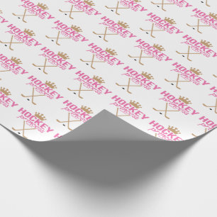 FlickahockeyPrincess Behandla som ett barn Rosa Presentpapper