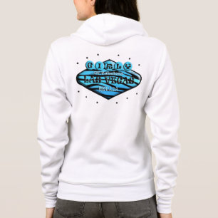FLICKAKTIGT AV DEN LAS VEGAS HOODIETRÖJAN T-SHIRT