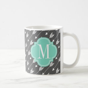 Flickaktigt beställnings- kol- & Aquapilar Kaffemugg
