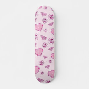 Flickaktigt Bling Skateboard Bräda 20,5 Cm