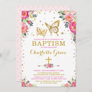 Flickaktigt blom- fjärilsdop för vattenfärg inbjudningar