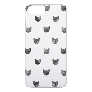 Flickaktigt chic gulligt kattmönster