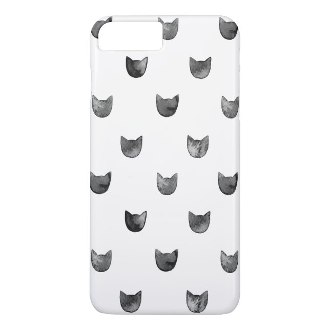 Flickaktigt chic gulligt kattmönster Case-Mate iPhone skal (Baksida)