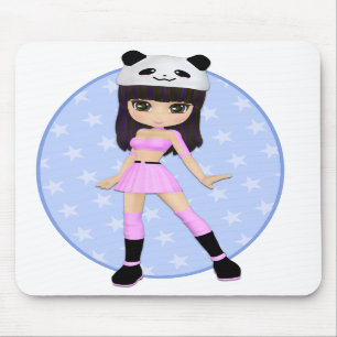 Flickaktigt flicka Debbie Mousepad Musmatta