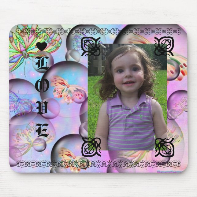 Flickaktigt flicka Mousepad Musmatta (Framsidan)