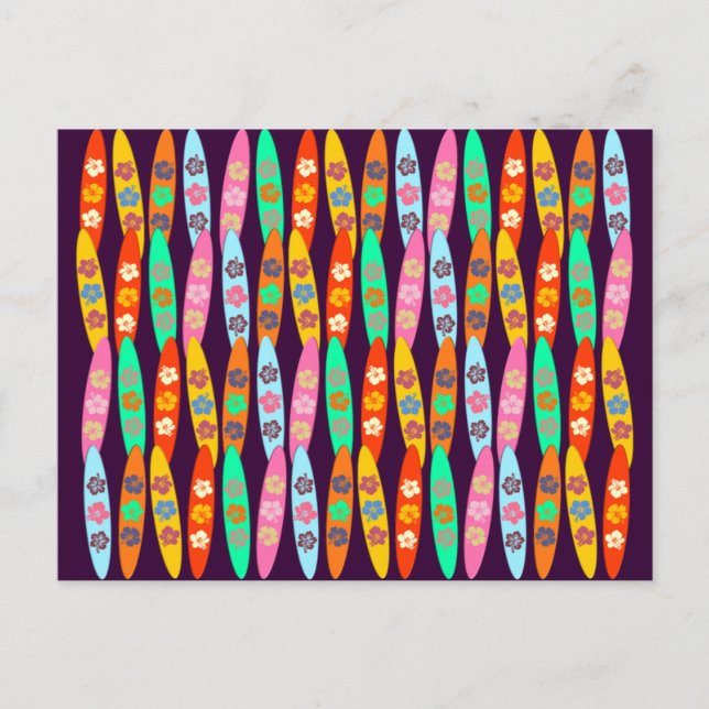 Flickaktigt Flytande ytor Vykort (Framsida)