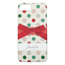 Flickaktigt fodral för julhelgdagtelefon