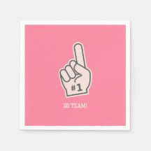 Flickaktigt Football napkin