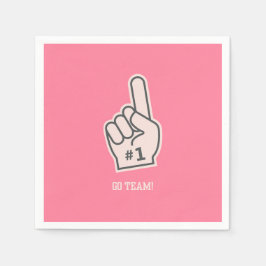 Flickaktigt Football napkin Pappersservett