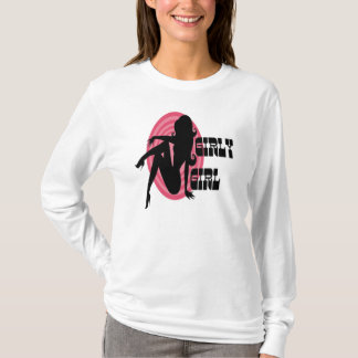 Flickaktigt för diamantkvinnor för flicka rosa t-shirt