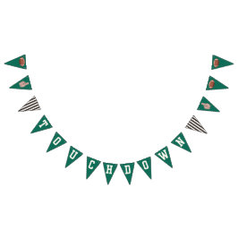 Flickaktigt fotbollsbanderoll vimplar