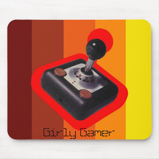 Flickaktigt Gamer Mousepad Musmatta (Framsidan)