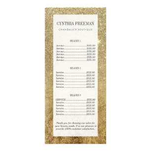 Flickaktigt glamoröst guld omkullkastar, och reklamkort