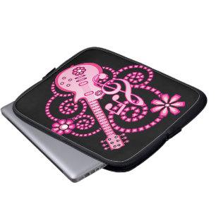 Flickaktigt Guitar Laptop Sleeve