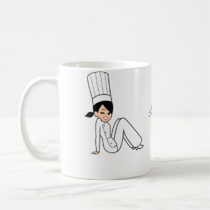 Flickaktigt kockmugg kaffemugg