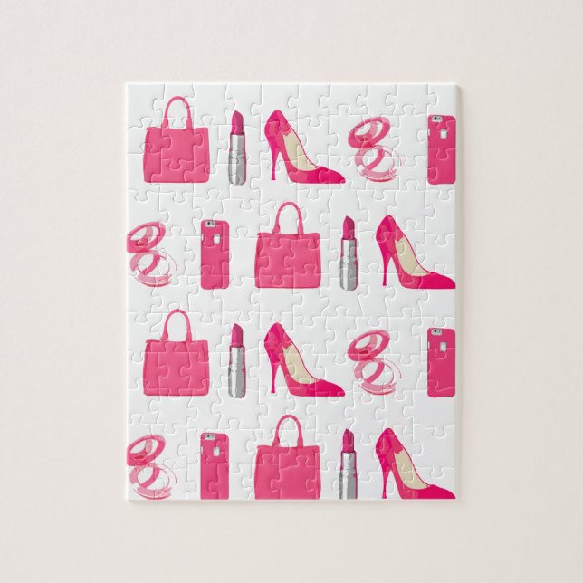 Flickaktigt sakdesignpussel pussel (Vertikal)