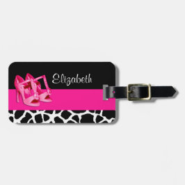 Flickaktigt skor den gulliga rosan för bagagebricka