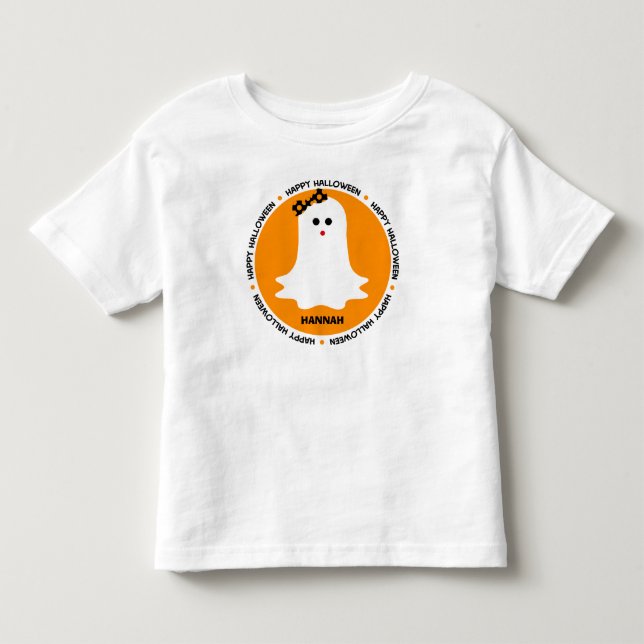 Flickaktigt spökeHalloween personlig Tröja (Framsida)