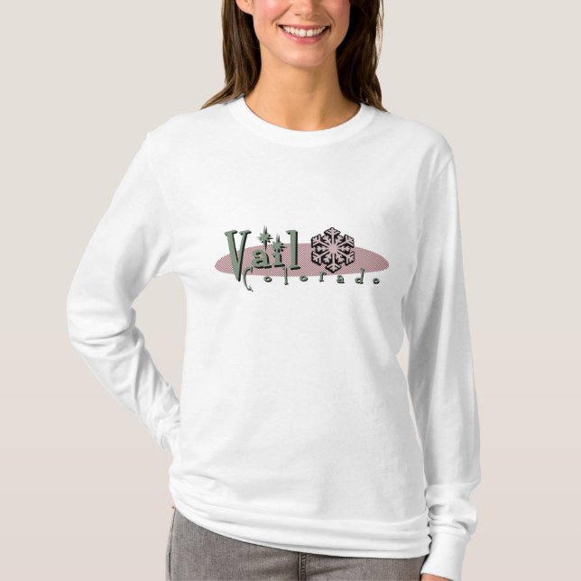 Flickaktigt Vail design T-shirt (Framsida)