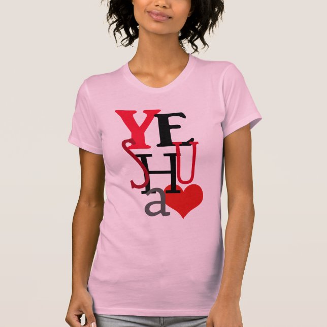 Flickaktigt Yeshua skjorta Tee Shirt (Framsida)