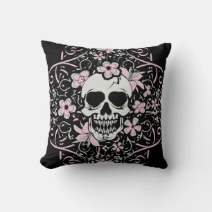 Flickaktigtens Vintage Skull Kudde