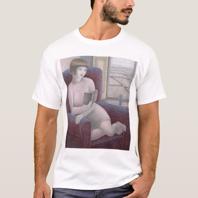 Flickaläsning i fåtöljen 2009 t shirt (Framsida)