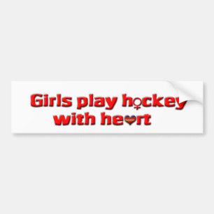 Flickalekhockey med denkvinnliga hockeylaget bildekal