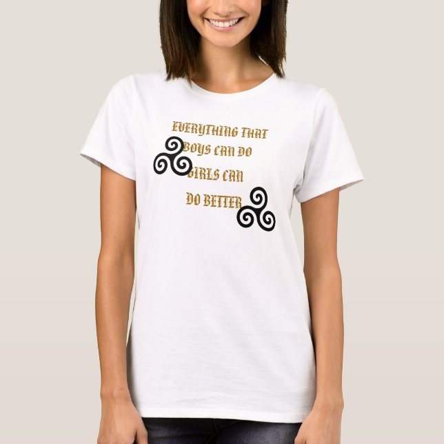 Flickaligan Tee (Framsida)