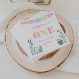 Flickan 1:a födelsedagen Party, Taco om en första  Pappersservett