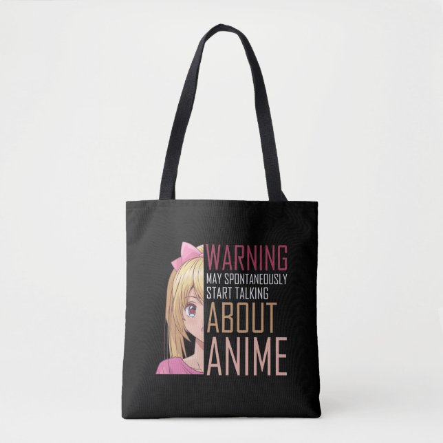 Flickan Anime älskare Manga Cosplay Fläkt Tonåring Tygkasse (Framsida)