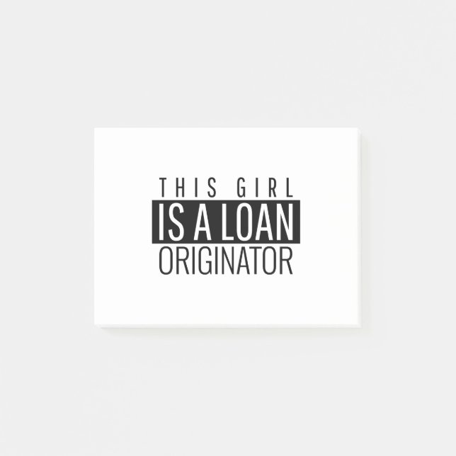 Flickan är en långivare post-it block (Framsida)