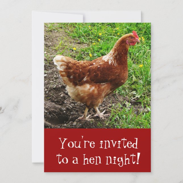 Flickan är natt! Inbjudan till Bachelorette Party (Framsida)
