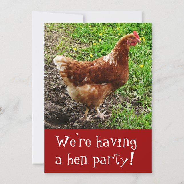 Flickan är natt! Inbjudan till Bachelorettes (Framsida)