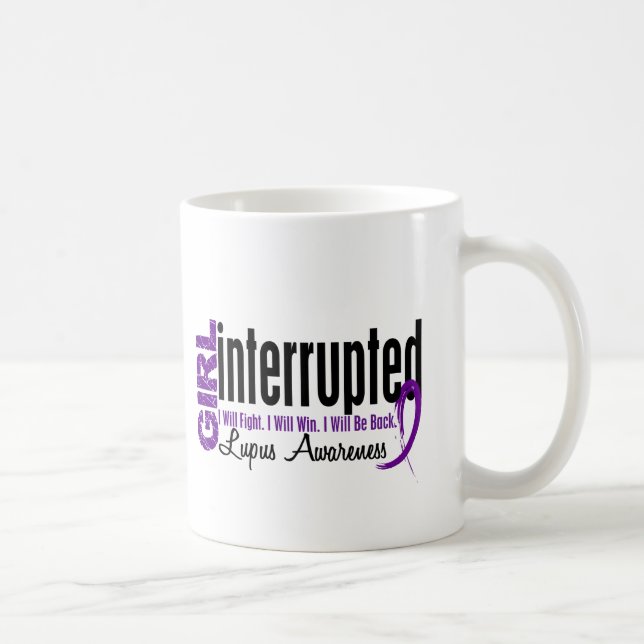 Flickan avbröt 1 Lupus Kaffemugg (Höger)