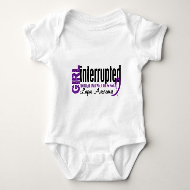 Flickan avbröt 1 Lupus T Shirt (Framsida)