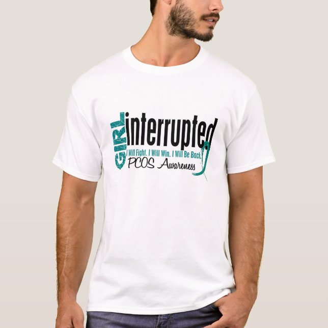 Flickan avbröt 1 PCOS Tee (Framsida)