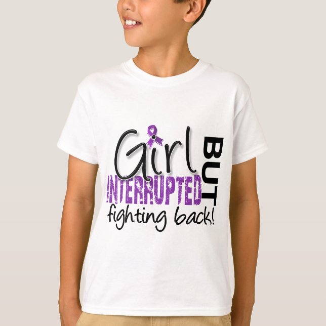 Flickan avbröt epilepsi 2 tee shirt (Framsida)