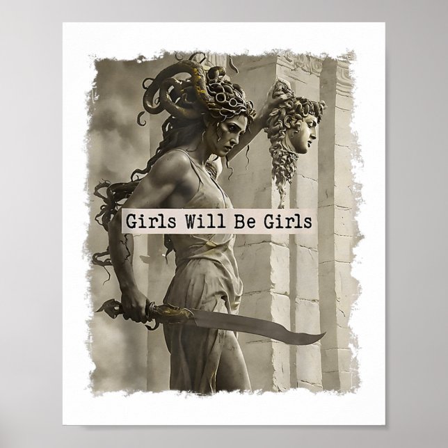 Flickan blir Tanktopet Girls Medusa_1 Poster (Framsidan)