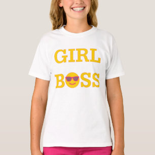 Flickan Chef Emoji T-Shirt