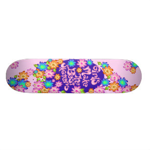 Flickan driver skateboarden mini skateboard bräda 18,7 cm
