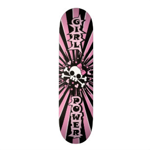 Flickan driver skateboarden skateboard bräda 20,5 cm