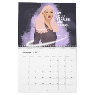 Flickan du glöd 2021 kalender