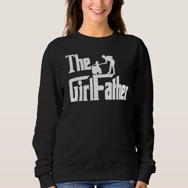 Flickan Far Pappa Girls pappa Ddotter Pappor T Shirt (Framsida)