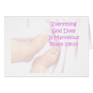 Flickan förundra sig hälsningskort