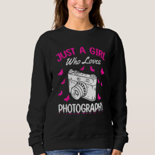 Flickan Fotograf Bara En Tjej Som älskar Fotografi T Shirt