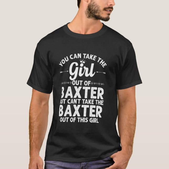 Flickan från Baxter Mn Minnesota, från hemmet T Shirt (Framsida)