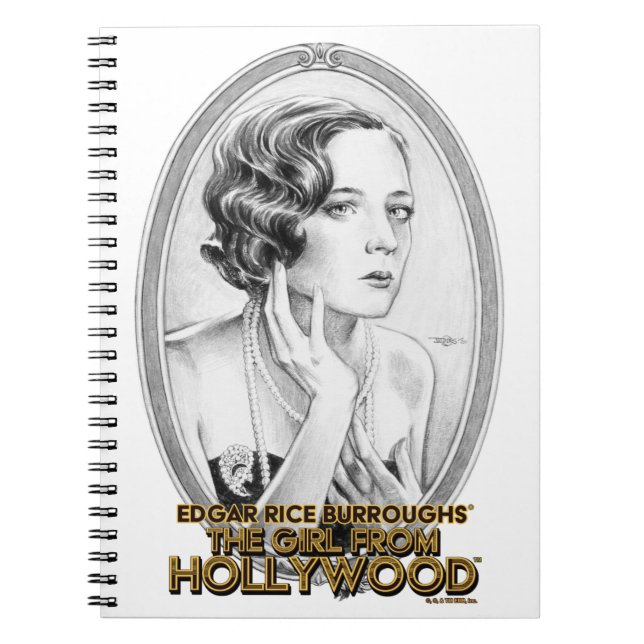Flickan från Hollywood Small Notebook Anteckningsbok (Framsidan)